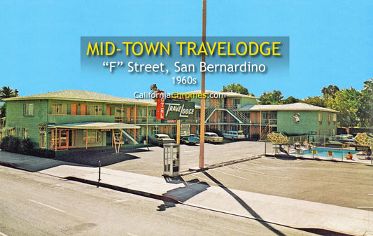 MID-TOWN TRAVELODGE - SAN BERNARDINO, California 1950s