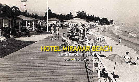 Hotel Miramar Beach, Santa Barbara, c.1940s