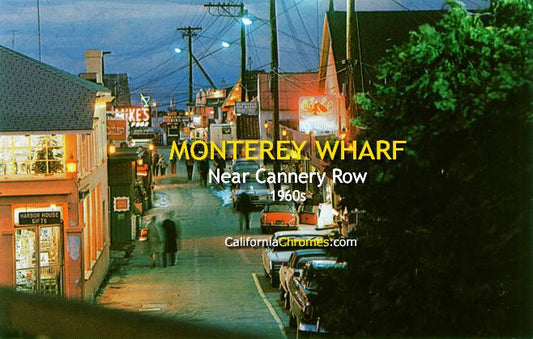 Monterey Wharf, Near Cannery Row, 1960s