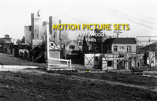 Motion Picture Sets, Hollywood, 1940s