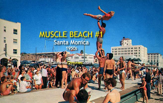 Muscle Beach #1 Santa Monica, c.1958
