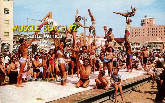Muscle Beach #2 Santa Monica, c.1958