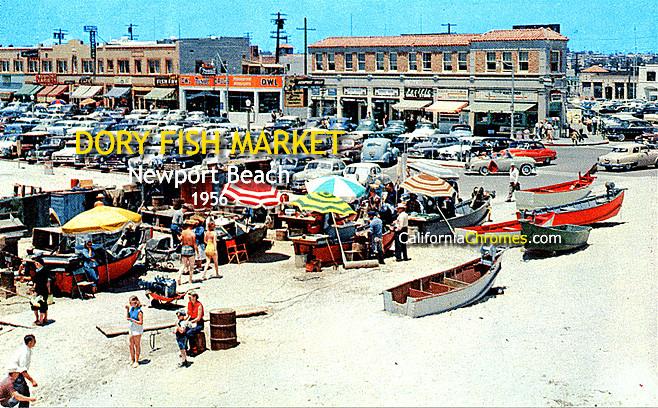 DORY FISH MARKET - Newport Beach, 1950s
