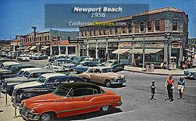 THE BUSINESS DISTRICT - Newport Beach, 1950s
