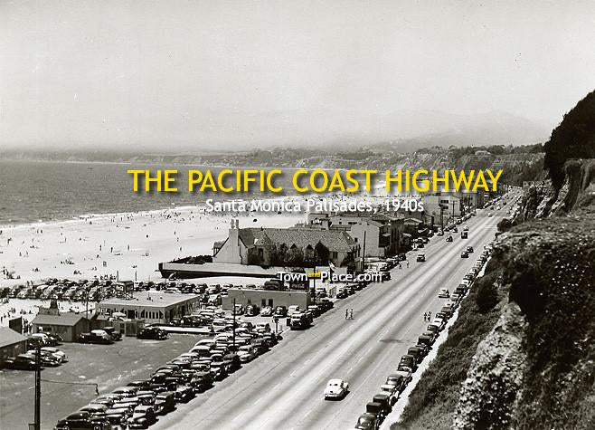 Pacific Coast Highway, Santa Monica Palisades c.1940s