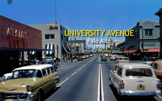 University Avenue, Palo Alto c1950s