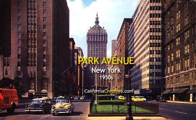 Park Avenue, New York c1950s