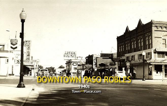 Downtown Paso Robles, c.1940s