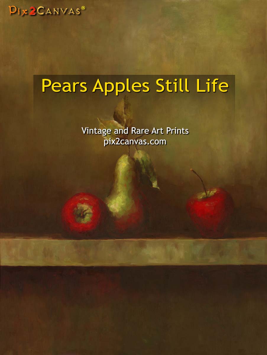 Pears Apples Still Life