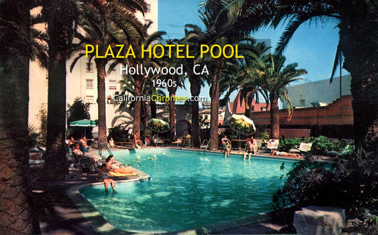HOLLYWOOD PLAZA HOTEL - Hollywood, California 1960s