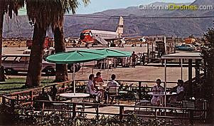 Presidential 707 Jet at the Palm Springs Airport c.1962