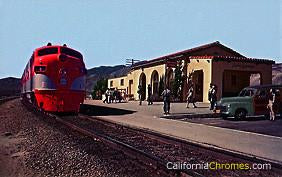 The Palm Springs Train Station c.1950