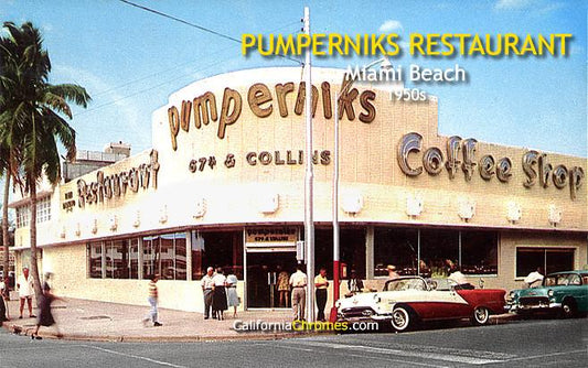 Pumperniks Restaurant Miami Beach, FL, c.1955