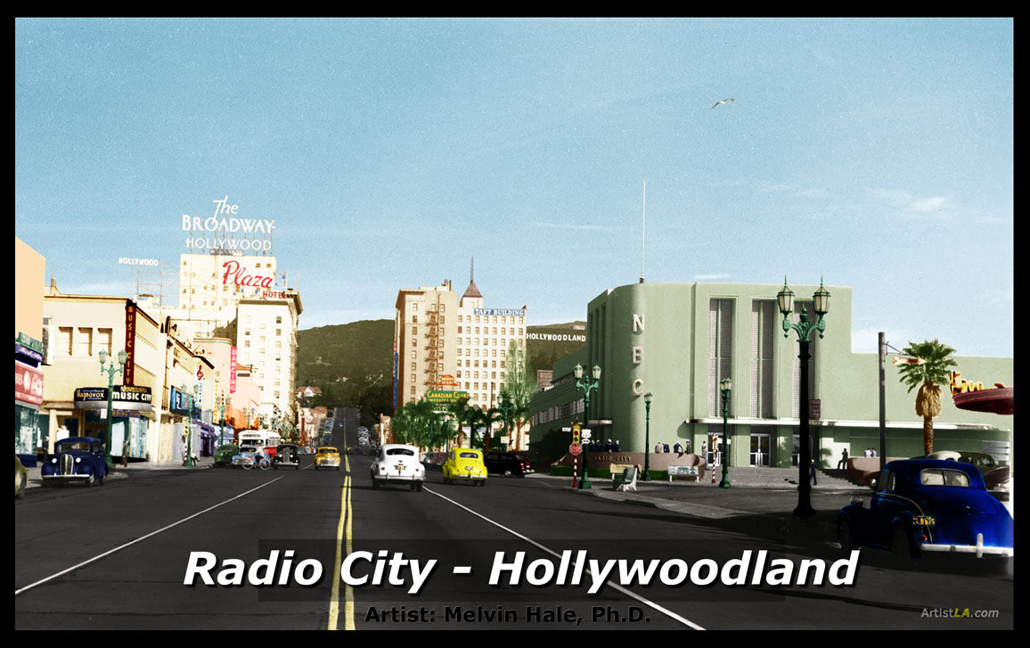Radio City - Hollywoodland, Hollywood, c.1945