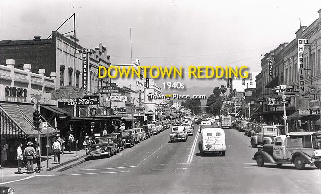 Downtown Redding c.1940s