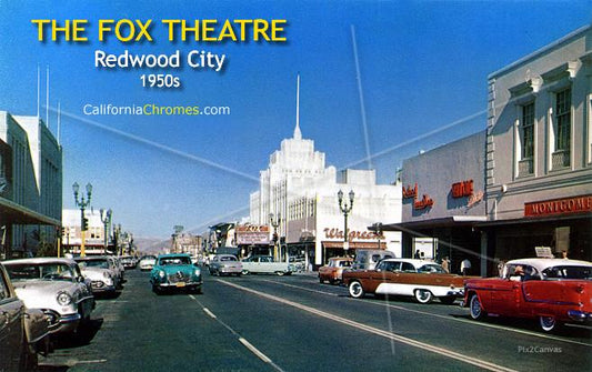 The Fox Theatre, Redwood City, 1950s