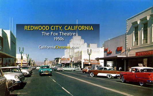 FOX THEATRE - REDWOOD CITY, California 1950s