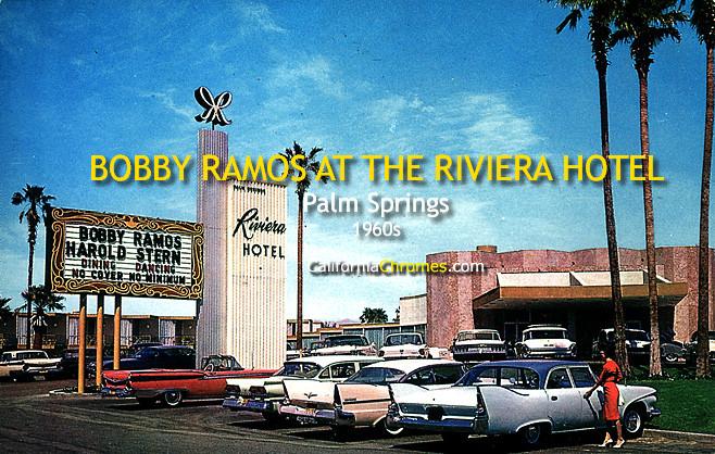 Bobby Ramos at the Riviera Hotel, Palm Springs c1960s