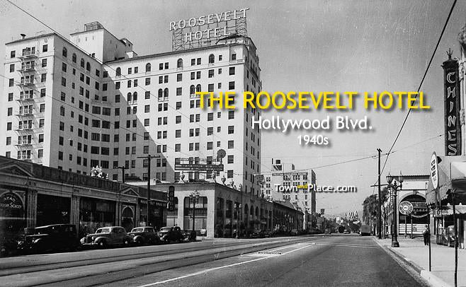 Roosevelt Hotel, Hollywood, 1940s