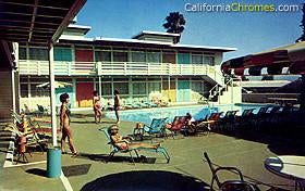 Pool at the Rossmore Hotel c.1960