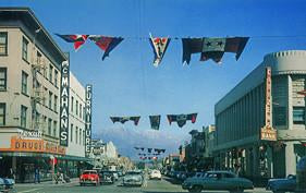 THIRD and "E" STREETS - San Bernardino, 1950s