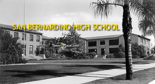 San Bernardino High School, c.1940s