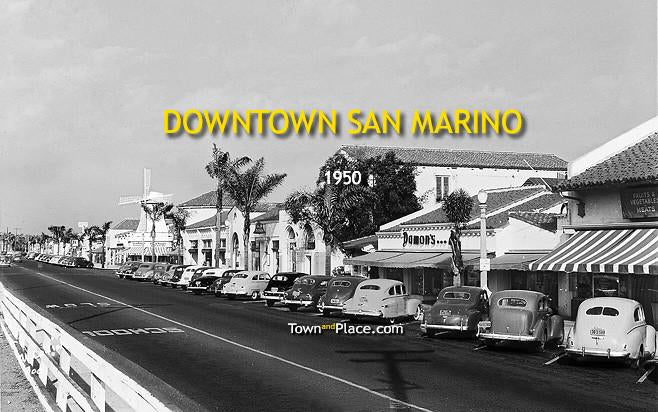 Downtown San Marino, 1950