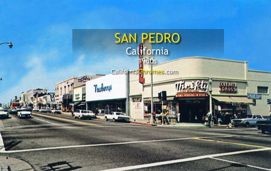 SAN PEDRO, California - Downtown 1960s