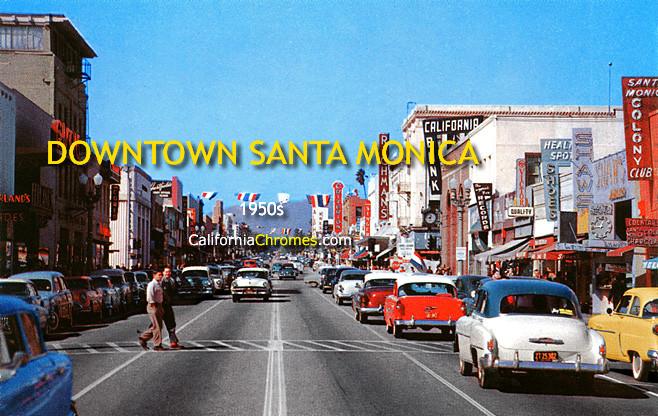 Downtown Santa Monica c.1955