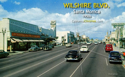 Wilshire Blvd., Santa Monica, 1950s