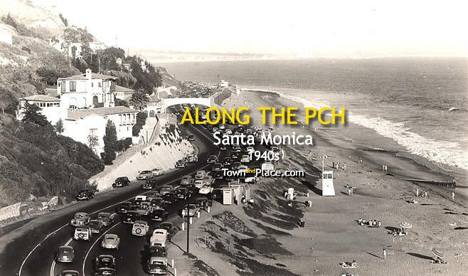 Along the PCH, Santa Monica c.1940s