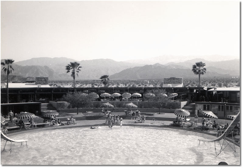 Pool at the Shadow Mountain Ranch, Palm Desert, 1950s