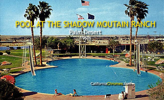 Pool at the Shadow Mountain Ranch Palm Desert, c.1960