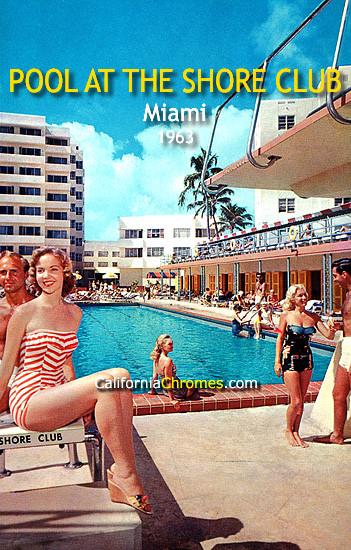 Pool at the Shore Club Miami, 1963