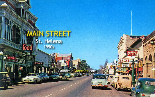 Main Street, St. Helena c1950s