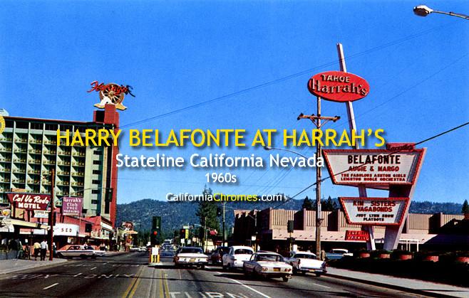 Harry Belafonte at Harrah's, Stateline Nevada California c1960s