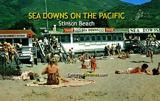 Sea Downs on the Pacific, Stinson Beach CA c1950s