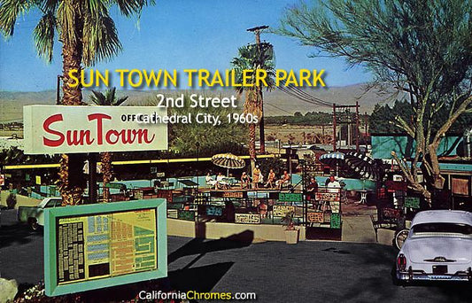 Sun Town Trailer Park on 2nd Street Cathedral City, c.1960