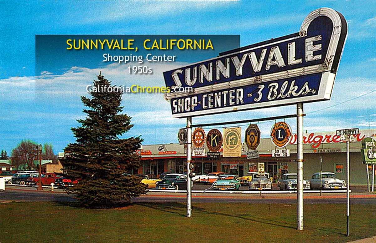 SUNNYVALE SHOPPING CENTER, Sunnyvale, California 1950s