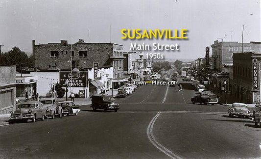 Susanville, Main Street, 1950s