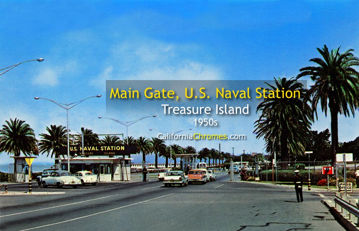 U.S. NAVAL STATION - TREASURE ISLAND, California 1950s