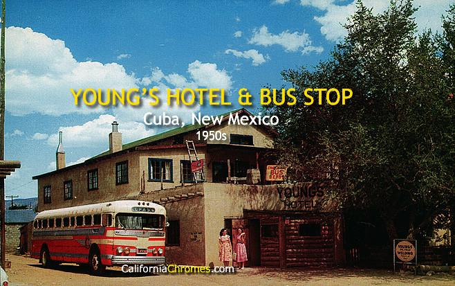 YOUNG'S HOTEL AND BUS STOP - Cuba, New Mexico